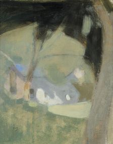 The Old Brewery (Composition), 1918. Creator: Schjerfbeck, Helene (1862-1946)