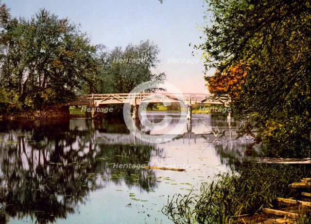 The Old Bridge, Concord, c1900. Creator: Unknown.