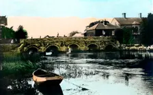 The Old Bridge, Christchurch, Dorset, 1926.Artist: Cavenders Ltd