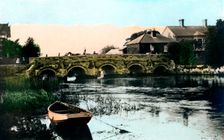 The Old Bridge, Christchurch, Dorset, 1926.Artist: Cavenders Ltd