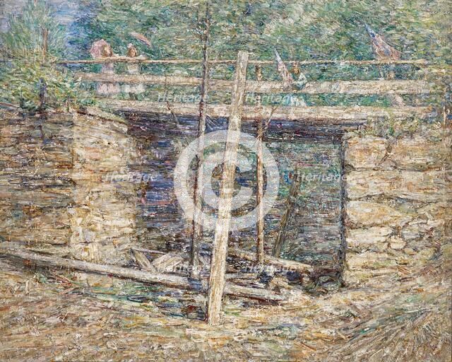 The Old Bridge, about 1923. Creator: William L Carrigan.