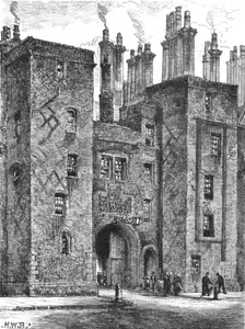 'The Old Buildings, Lincoln's Inn 1890. Creator: Unknown