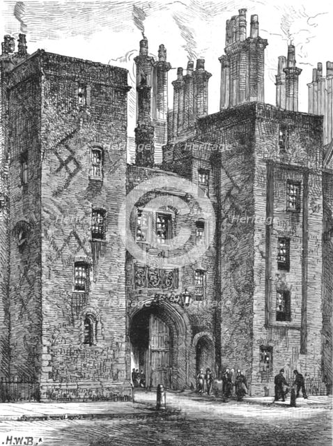 ''The Old Buildings, Lincoln's Inn', 1890. Creator: Unknown.