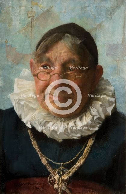 The Old Burgomaster, 1884. Creator: William John Wainwright.