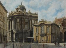 The old Burgtheater in Vienna