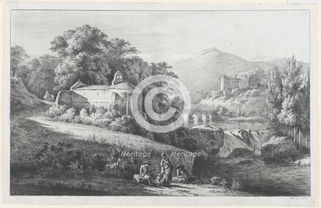 The Old Chapel at Châtillon-d'Azergues, 1799. Creator: Jean-Jacques de Boissieu.