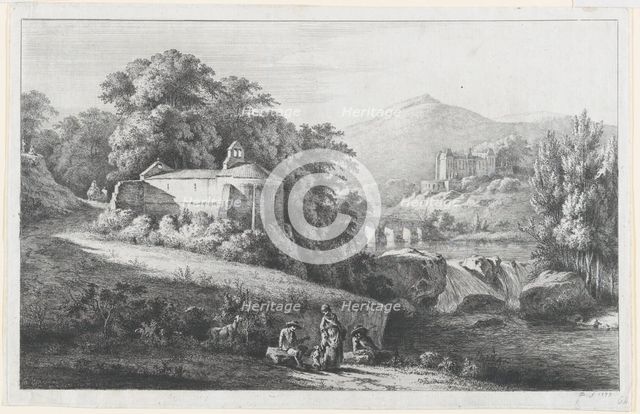 The Old Chapel at Châtillon-d'Azergues, 1799. Creator: Jean-Jacques de Boissieu.