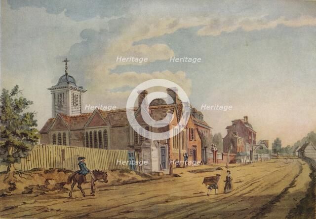 The Old Chapel, Kentish Town, (c1770), 1925. Artist: John Inigo Richards