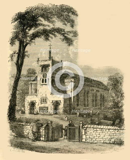 'The Old Chapel, Highgate, 1830', (c1876). Creator: Unknown.
