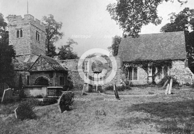 The old church, Chingford, Essex, 1924-1926. Artist: Unknown