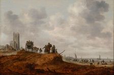 The Old Church at Egmond aan Zee, 1634. Creator: Jan van Goyen