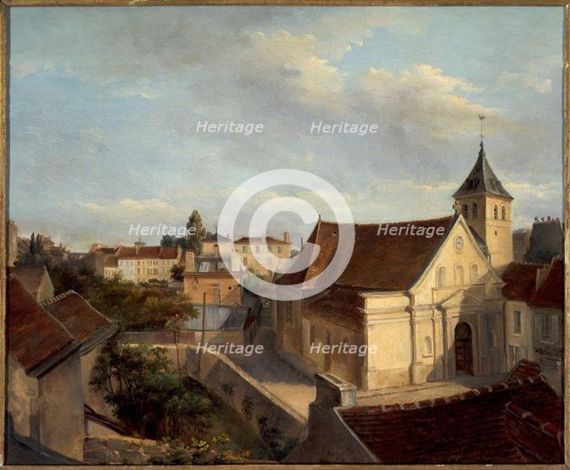 The old Church of Belleville, 1852. Creator: Victor Rene Garson.