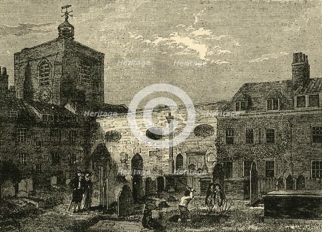 'The Old Church of St. James, Clerkenwell', (c1872). Creator: Unknown.