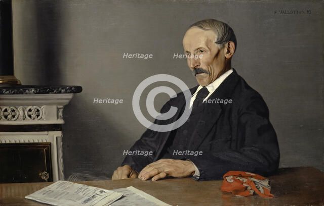 The Old Concierge, 1893. Creator: Vallotton, Felix Edouard (1865-1925).