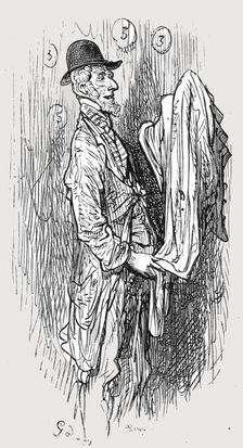 The Old Clothesman 1872. Creator: Gustave Doré