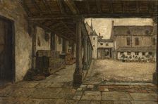 The Old Cloister in Lier, 1871. Creator: Willem Linnig II