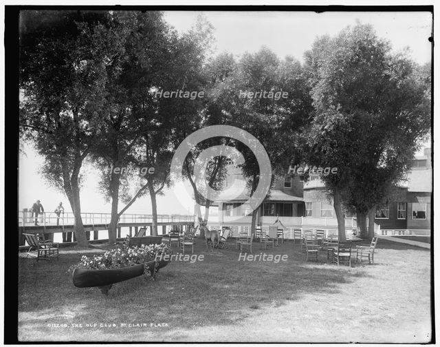 The Old club, St. Clair Flats, between 1890 and 1901. Creator: Unknown.
