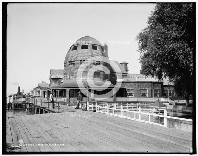 The Old club, St. Clair Flats, between 1890 and 1901. Creator: Unknown.