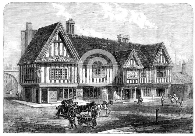 The Old Crown House, Birmingham, 1865. Creator: Unknown.