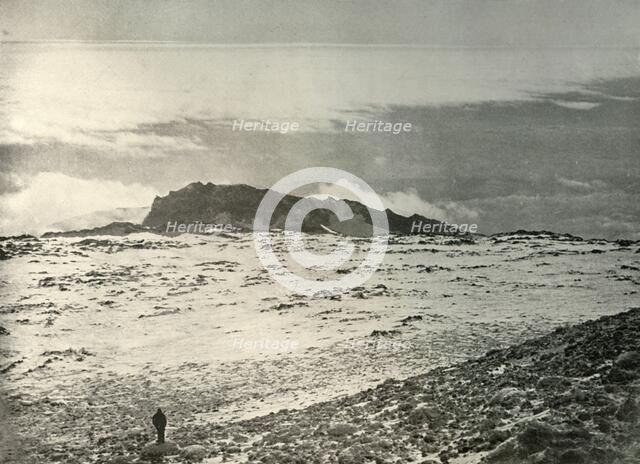 'The Old Crater of Erebus, with an Older Crater in the Background', c1908, (1909). Artist: Unknown.