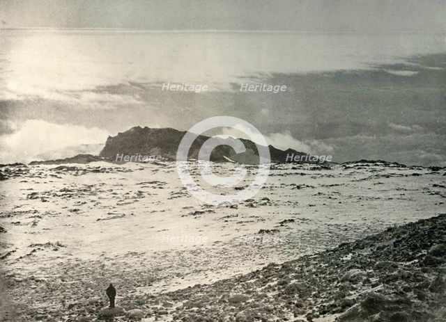 'The Old Crater of Erebus, with an Older Crater in the Background', c1908, (1909). Artist: Unknown.