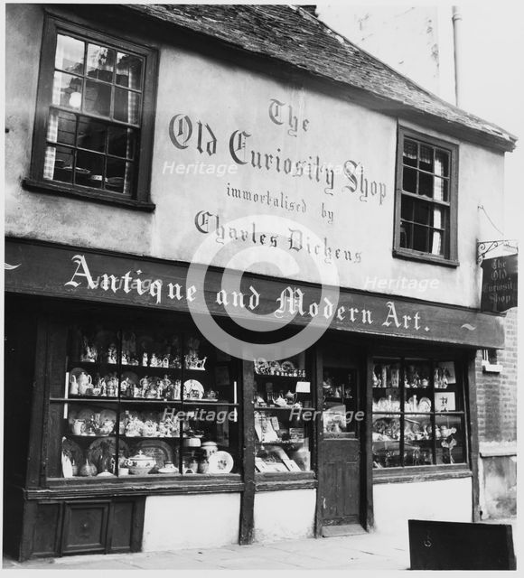 The Old Curiosity Shop, 13-14 Portsmouth Street, Holborn, City of Westminster, London, 1960-1985. Creator: Leonard Robin Mattock.