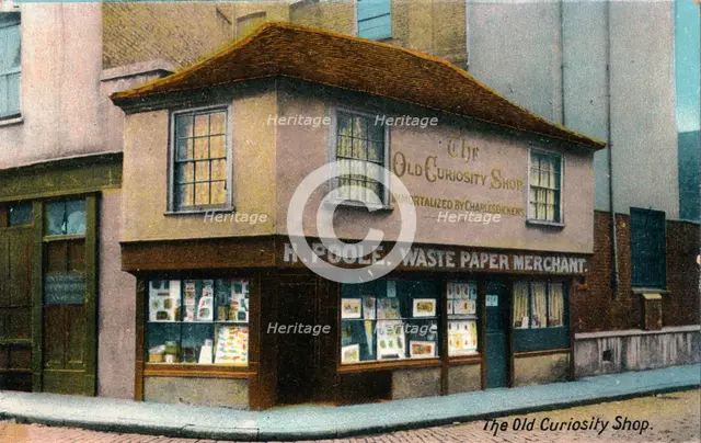 'The Old Curiosity Shop', c1910.  Artist: Unknown.