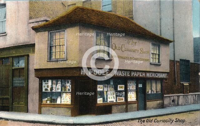 'The Old Curiosity Shop', c1910.  Artist: Unknown.