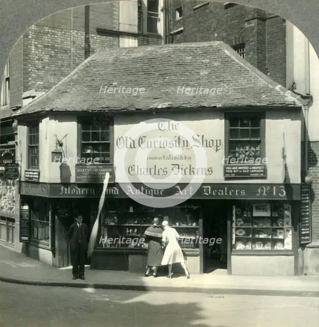 'The Old Curiosity Shop, London, England', c1930s. Creator: Unknown.