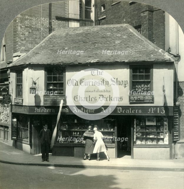 'The Old Curiosity Shop, London, England', c1930s. Creator: Unknown.