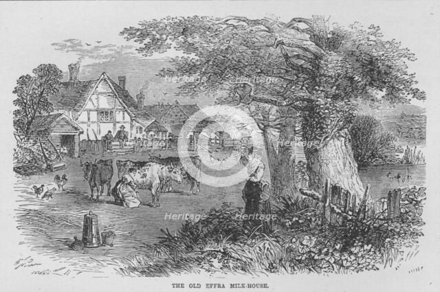 'The Old Effra Milk House', c1880, (1912). Artist: Unknown.