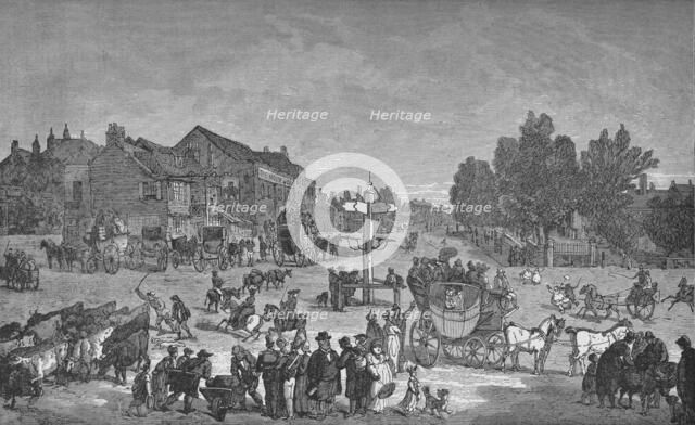 'The Old Elephant and Castle Inn', c1785, (1912). Artist: Unknown.