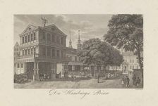 The Old Exchange in Hamburg, 1822. Artist: Geissler (Geisler), Johann Martin Friedrich (1778-1853)