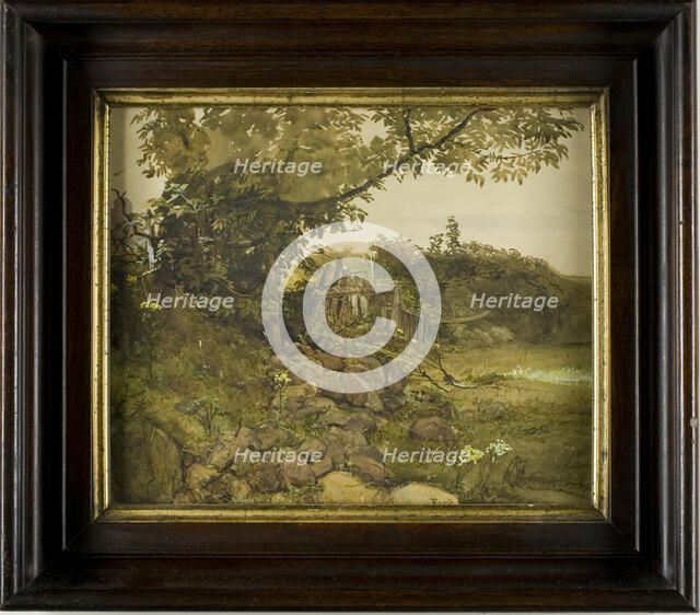 The Old Fence, n.d. Creator: Thomas Faed.