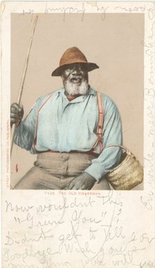 The Old Fisherman, 1903 - 1904. Creator: Detroit Publishing Company