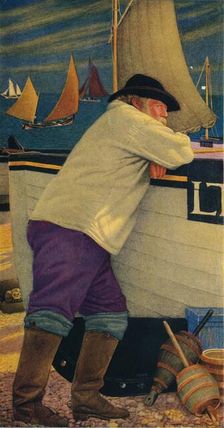 The Old Fisherman 1903. Artist: Joseph Edward Southall