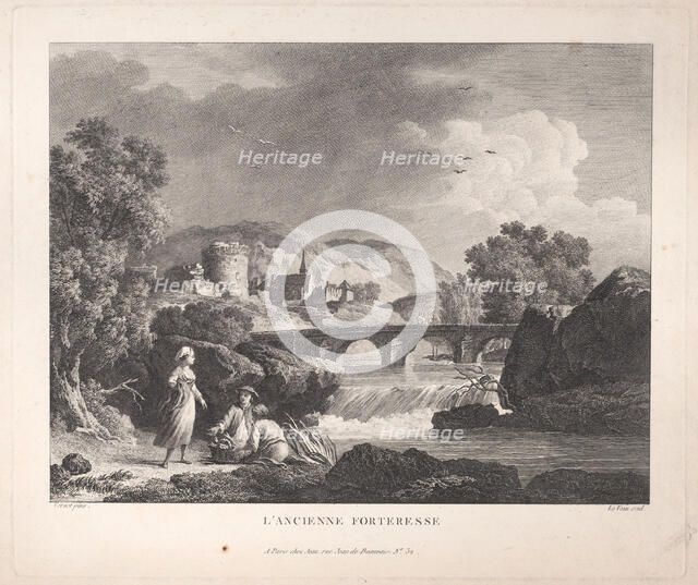 The Old Fortress, ca. 1750-1800. Creator: Jean Jacques Le Veau.