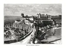 The Old Fortress, Kamenetz Ukraine, 1879. Artist: Hildibrand
