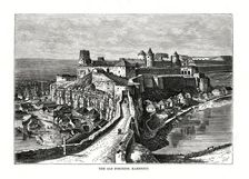 The Old Fortress, Kamenetz Ukraine, 1879. Artist: Hildibrand