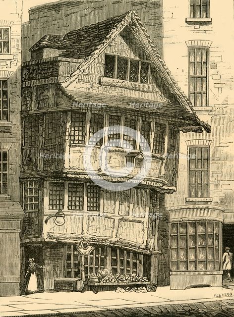'The Old Fountain, in the Minories', (1798, (c1872). Creator: Unknown.