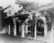 The old gallery at Mirador (Langhorne estate), Greenwood, Virginia, between 1933 and 1942. Creator: Frances Benjamin Johnston