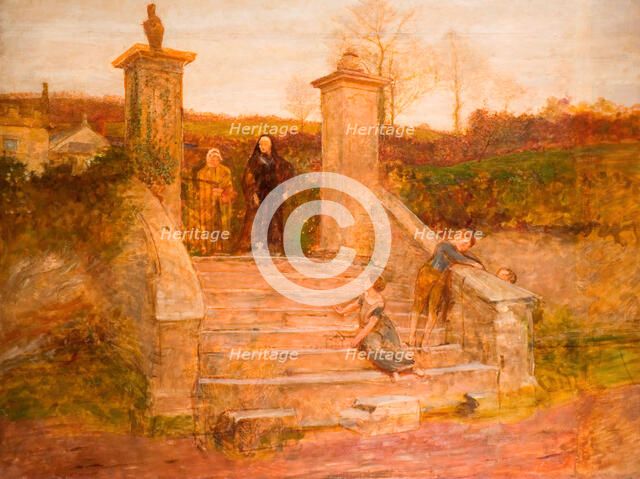 The Old Gate, 1868. Creator: Fred Walker.