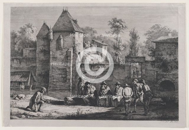 The Old Gate of Vaise, Lyon, 1803. Creator: Jean-Jacques de Boissieu.