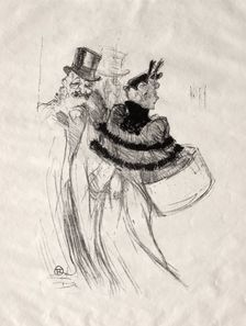 The Old Gentlemen, 1894. Creator: Henri de Toulouse-Lautrec (French, 1864-1901)
