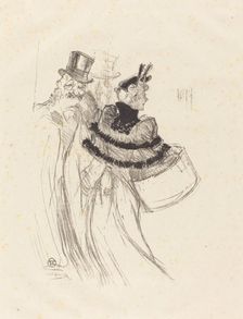 The Old Gentlemen (Les vieux messieurs), 1894. Creator: Henri de Toulouse-Lautrec