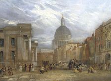 The Old General Post Office and St Martin's le Grand 1835. Artist: George Sidney Shepherd