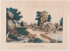 The Old Grist Mill, 19th century. Creator: Anonymous; Haskell & Allen (American)