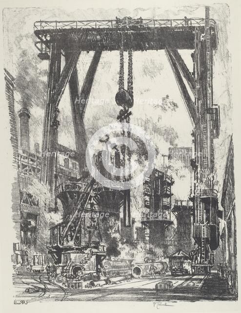 The Old Gun-Pit, 1916. Creator: Joseph Pennell.