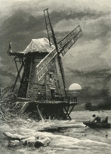 The Old Hampton Windmill c1870