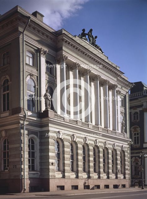 The Old Hermitage in Saint Petersburg, 1771-1787. Artist: Felten, Yuri Matveyevich (1730-1801)